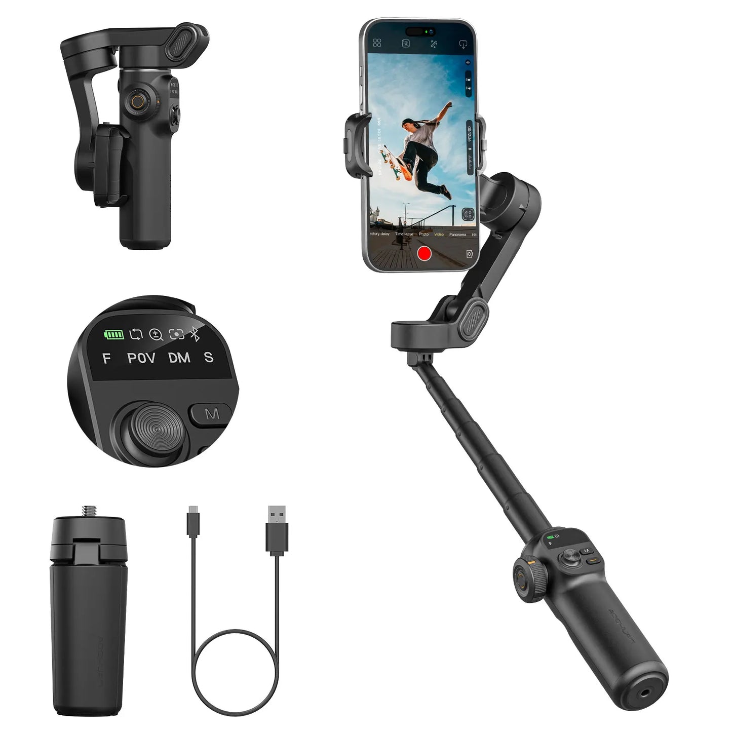 aoc AOCHUAN Smart X2 3 Axis Gimbal For iPhone Android