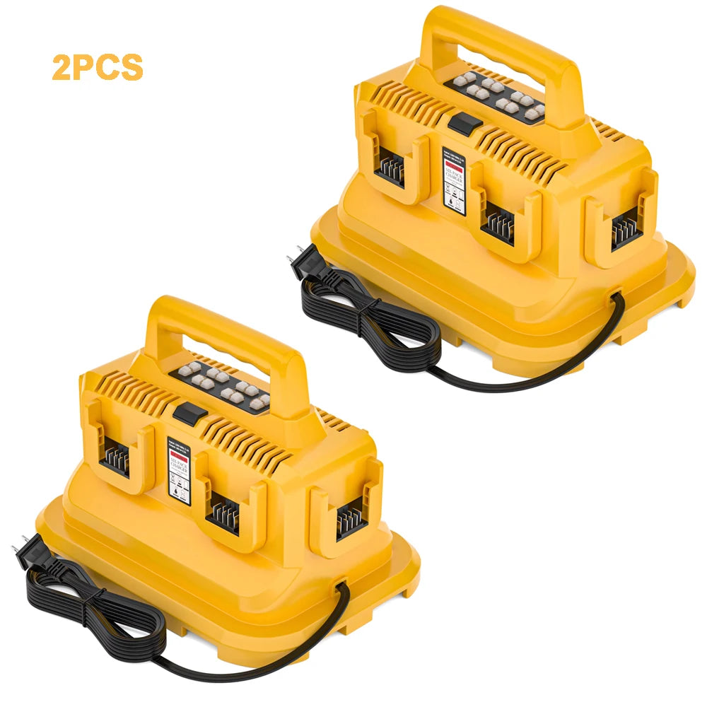 6-Ports For Dewalt Rapid Battery Charger Station,Replacement for Dewalt Flexvolt 20V/60V Battery DCB200 DCB205 DCB606 DCB609