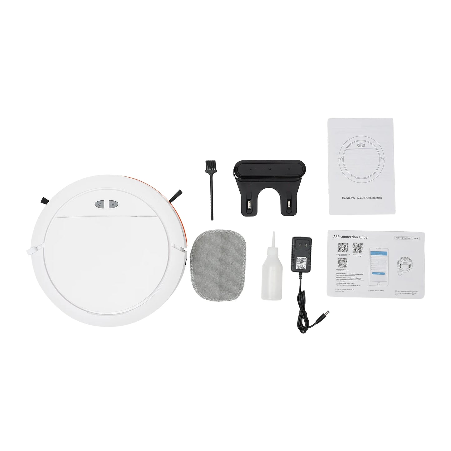 1500mah 3-in-1 Robot Vacuum Sweeping Machine 2.7kpa Cordless Sweeping Machine Intelligent App Control Home Fully Automatic Sweep