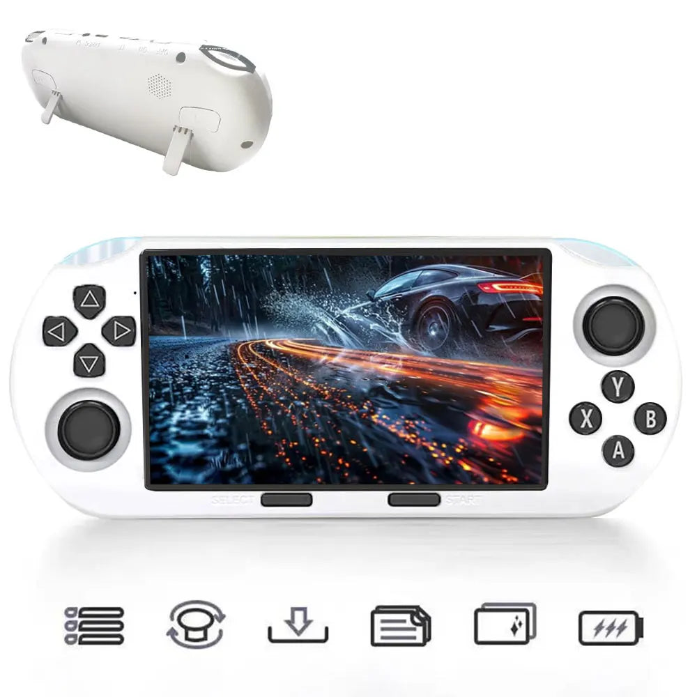 WUDS SF3000 Retro Handheld Game Controller With 64GB Bit High-Performance Processor, 4.5-Inch HD Screen,Long battery life