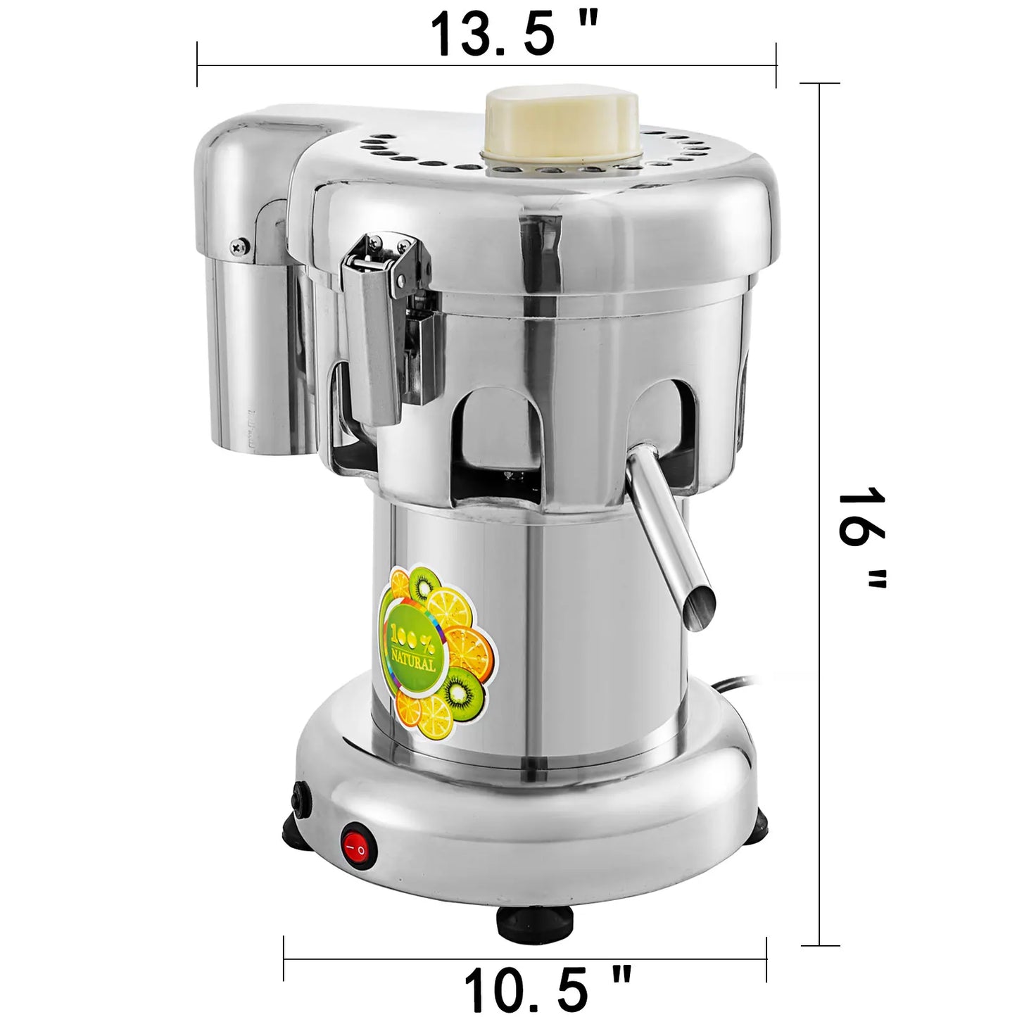 SucceBuy 370W Electric Juice Extractor Stainless Steel Commercial Fresh Juice Press Exprimidor Home Mini Juicer Squeezer Machine