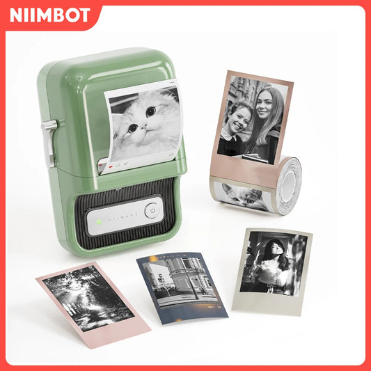 Niimbot B21 Pro 300dpi Label Maker Bluetooth printer 20-50mm Width Tape For DIY Crafts Notes Scrapbook Photo Shipped Locally
