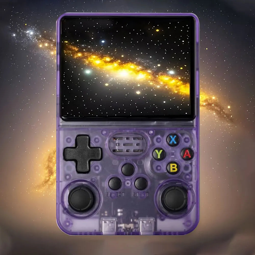 R36HD Handheld Retro Game Console, 1 Count Rechargeable Portable Pocket Game Console with 3.5-inch IPS Screen, Linux System Game