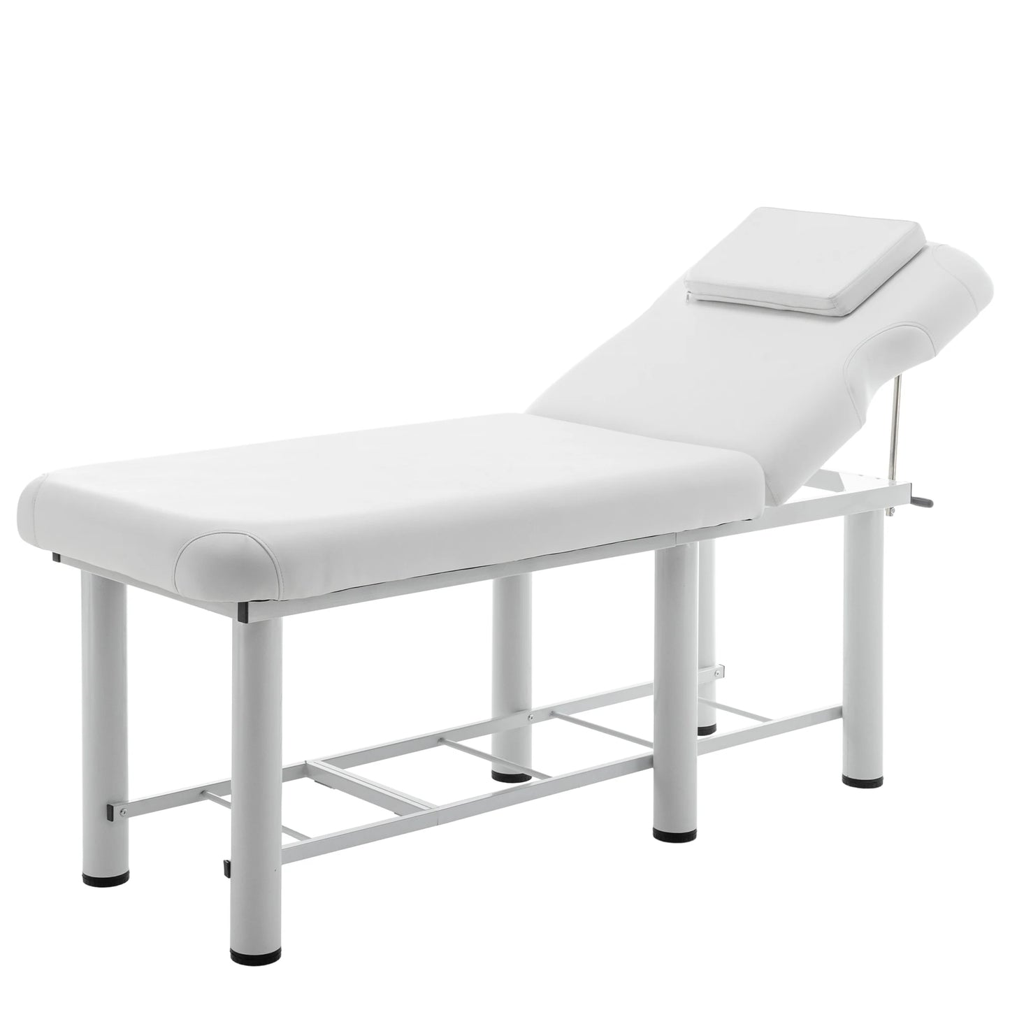 LZBEITEM Professioanl Massage Table, Backrest Adjustable, Removable Headrest, Bottom Shelf Storage, Memory Foam Layer Salon Bed