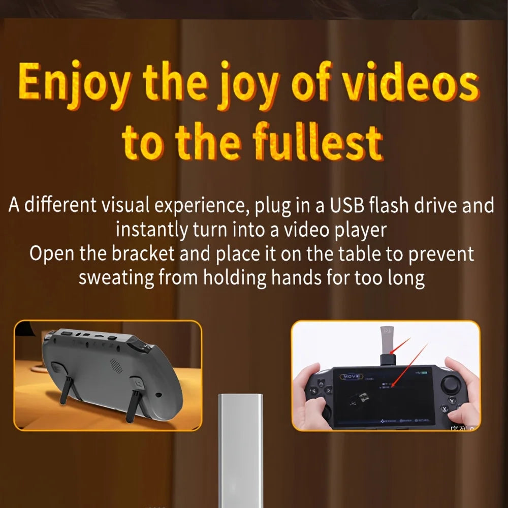 WUDS SF3000 Retro Handheld Game Controller With 64GB Bit High-Performance Processor, 4.5-Inch HD Screen,Long battery life