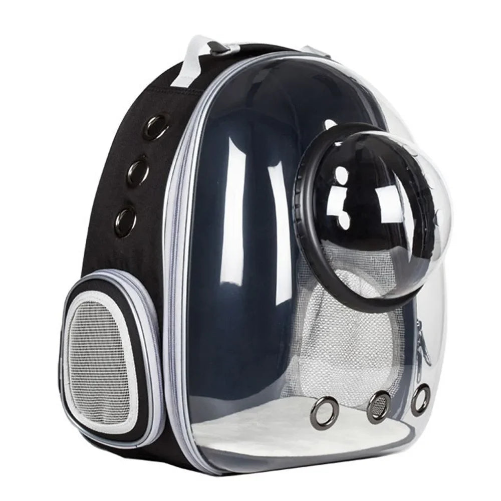 Portable Transparent Cat Carrier Clear Dome Space Capsule Backpack