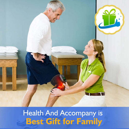 Hailicare Heated Vibration 3in1 Knee Pad Massager for Pain Relief