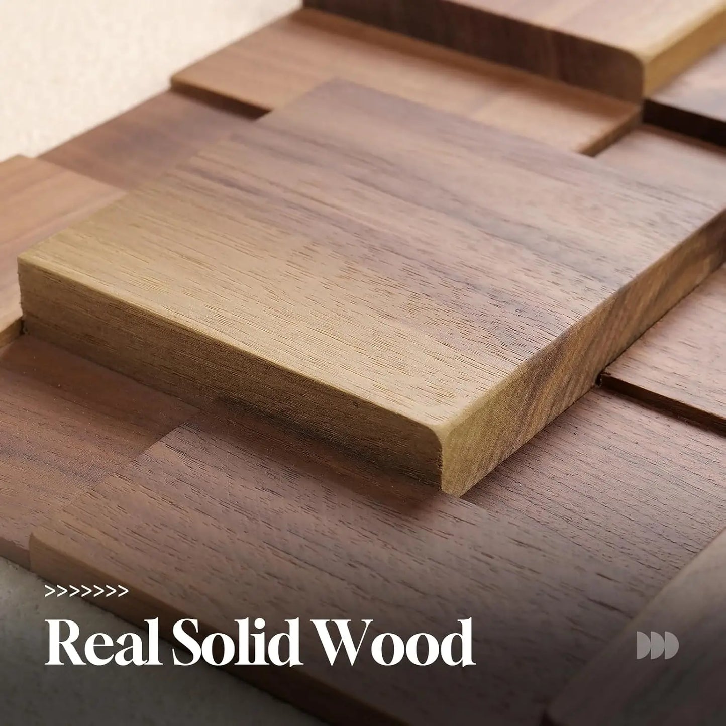 3D Wood Textured Large Neutral Abstract Wall Art, Modern Beige Brown Geometric Paintings Artwork for Walls-Minimalist Wooden