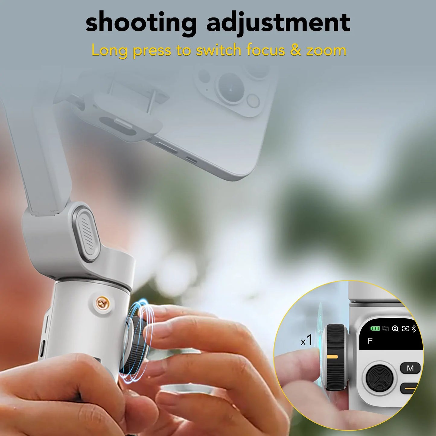 aoc AOCHUAN Smart X2 3 Axis Gimbal For iPhone Android