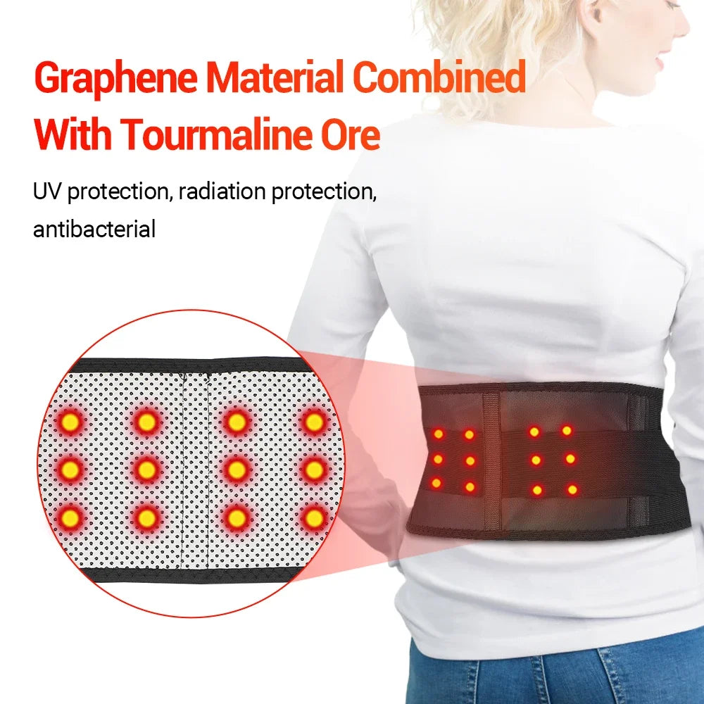 Adjustable Waist Tourmaline Self Heating Magnetic Therapy Back Waist Support 2026 Lumbar Brace Massage Band Health Care medical