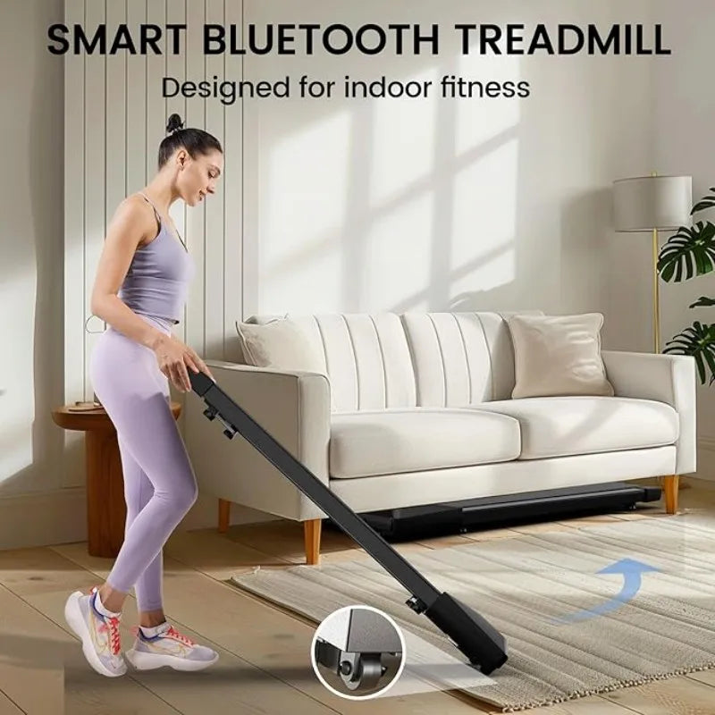 Superun 2 In 1 Home Office Walking Treadmill With App And Remote