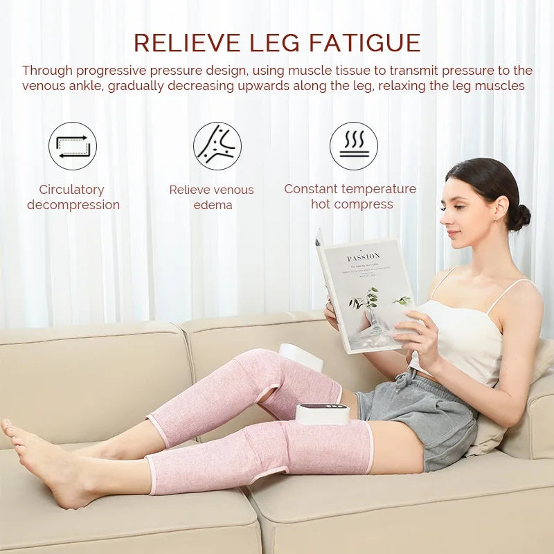 Foreverlily Leg Knee Massager 3 In 1 Vibration Air Pressure