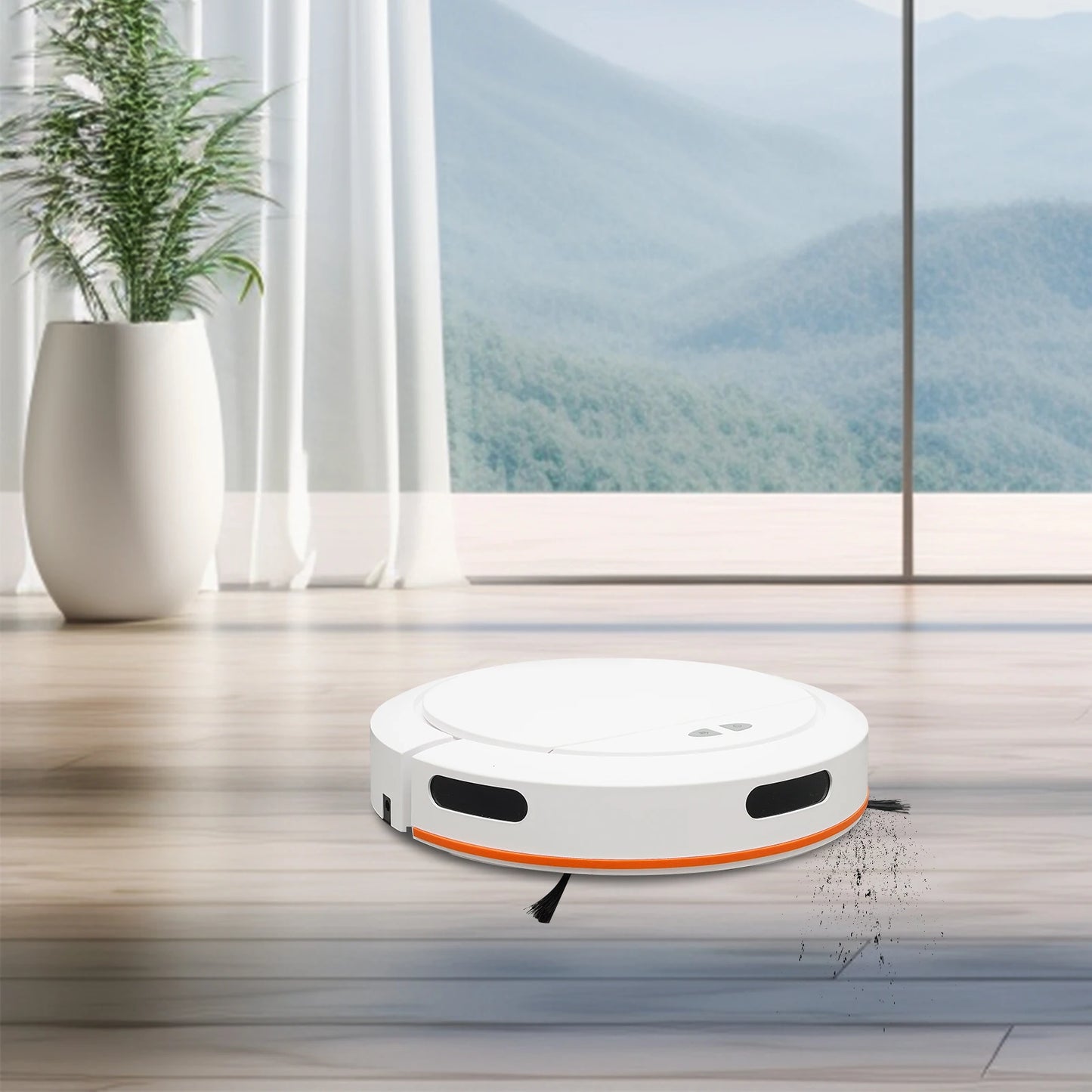 1500mah 3-in-1 Robot Vacuum Sweeping Machine 2.7kpa Cordless Sweeping Machine Intelligent App Control Home Fully Automatic Sweep