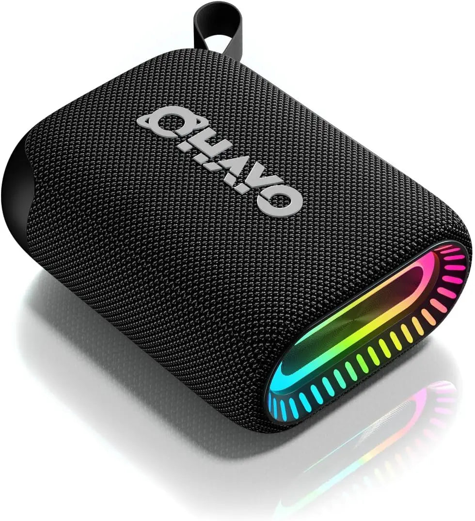 Ohayo S5 Bluetooth Speaker,Ultra Portable, Up to 24H Playtime,IP67 Waterproof and Dustproof,Powerful Sound for Hiking and Biking