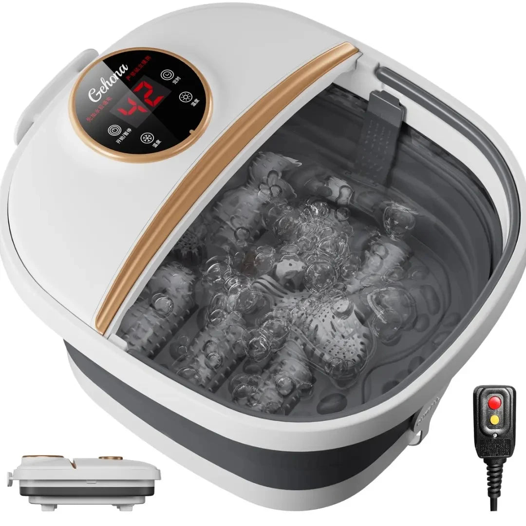 Smart Folding Foot Spa With Auto Heating And Deep Soaking