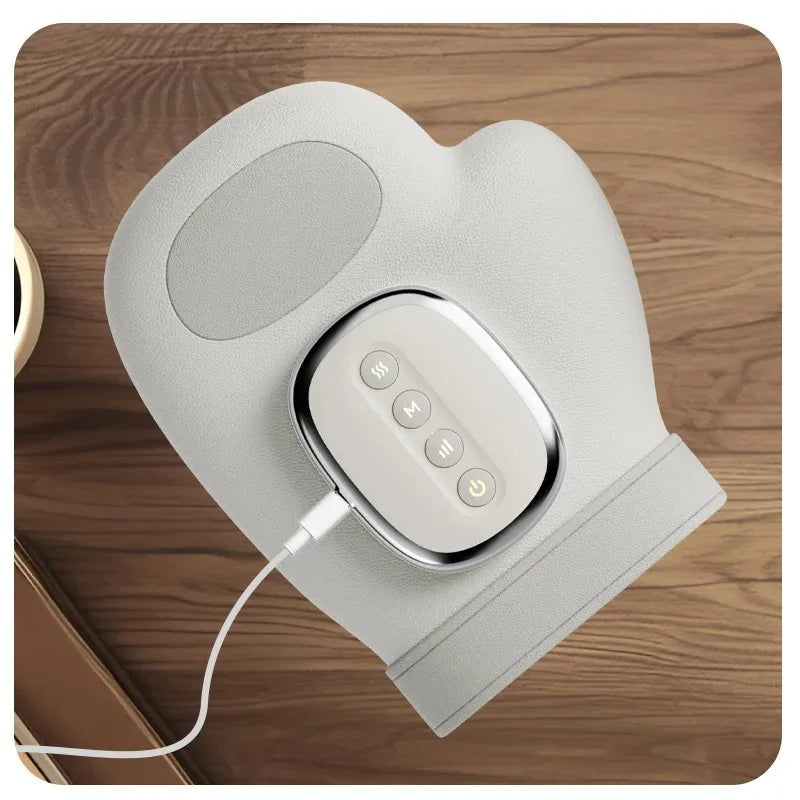 Hand Massager With Heat And Airbag Compression For Carpal Relief