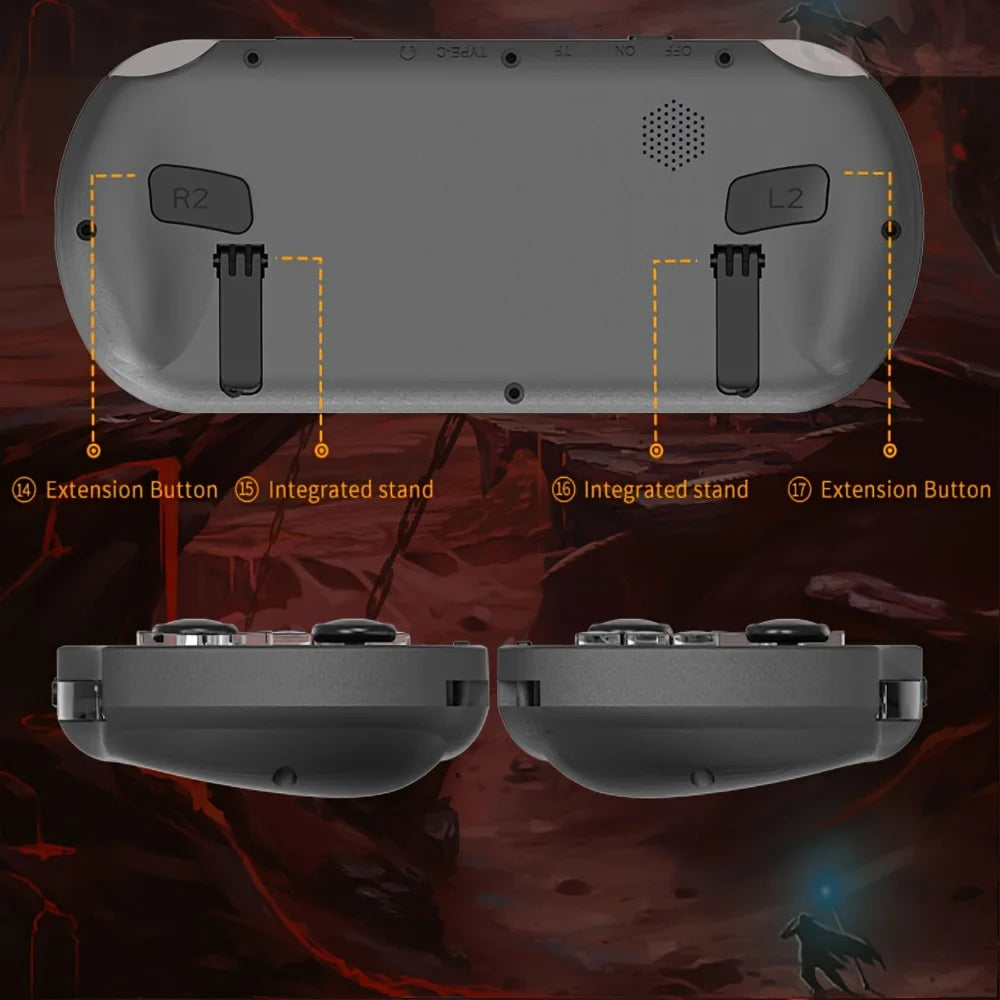 WUDS SF3000 Retro Handheld Game Controller With 64GB Bit High-Performance Processor, 4.5-Inch HD Screen,Long battery life