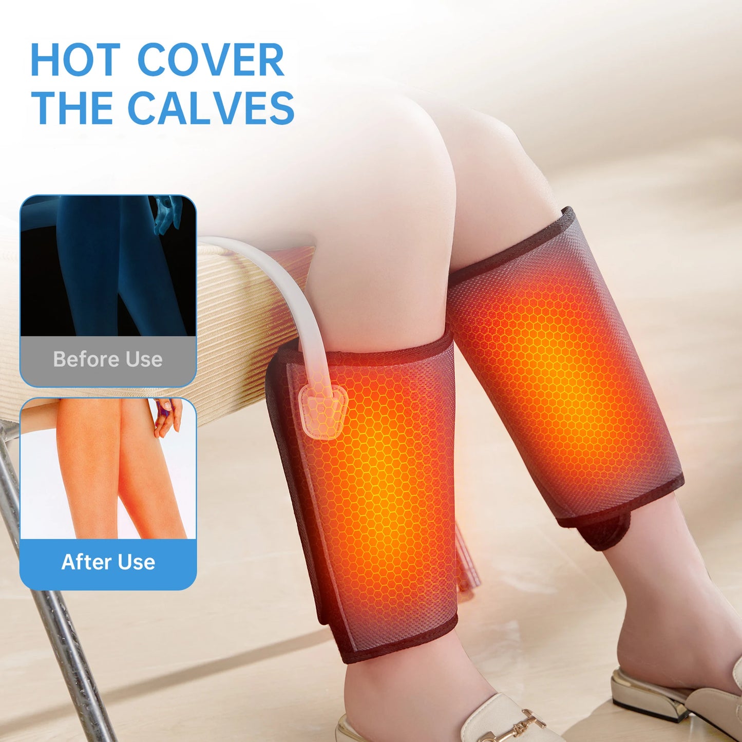 Senio Knee Massager With Heat Therapy For Joint Pain Relief