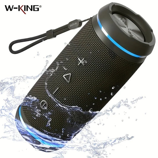 W-KING BT226 Portable Bluetooth Speaker Loud, 36W Extra Bass,360° Surround Hi-Fi Sound,24H Playtime,BT5.4, IPX6 Waterproof
