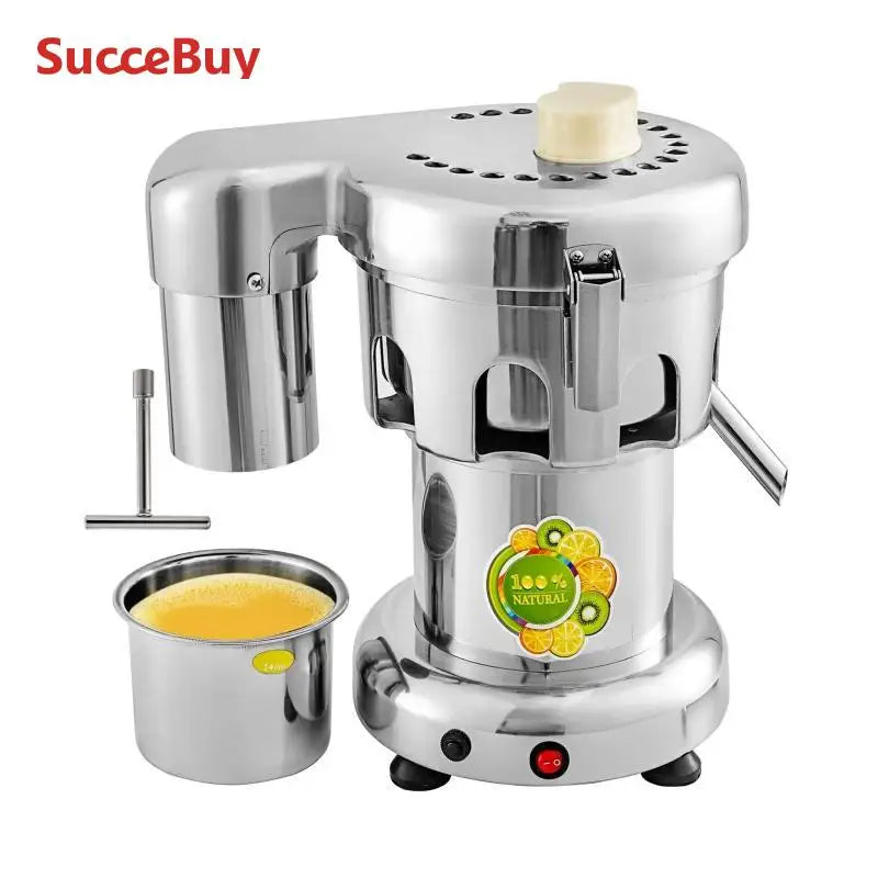 SucceBuy 370W Electric Juice Extractor Stainless Steel Commercial Fresh Juice Press Exprimidor Home Mini Juicer Squeezer Machine