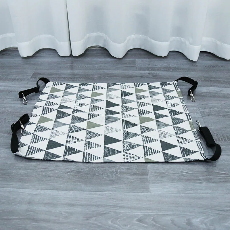 Cat Hanging Hammock with Adjustable Straps Double-Sided Pet Cage Hammock Hanging Bed Resting Sleepy Pad for Small Animals Pets