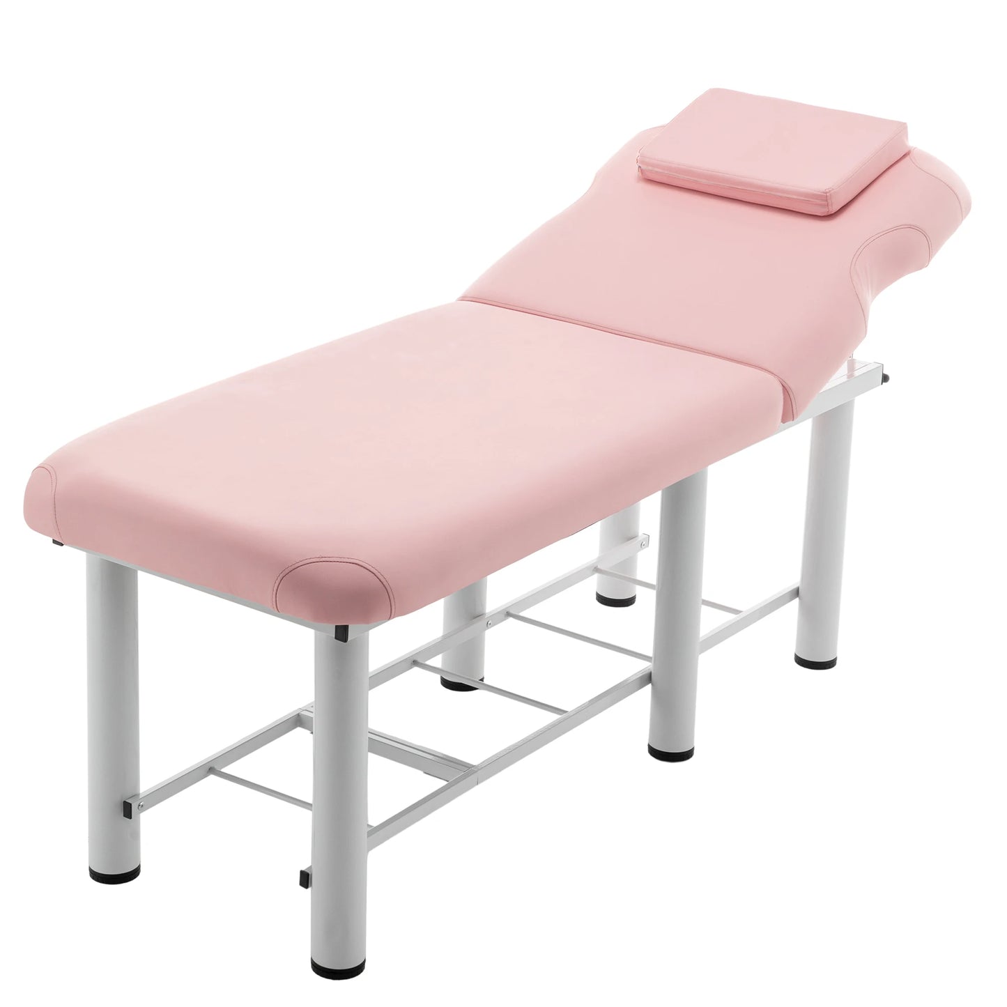LZBEITEM Professioanl Massage Table, Backrest Adjustable, Removable Headrest, Bottom Shelf Storage, Memory Foam Layer Salon Bed