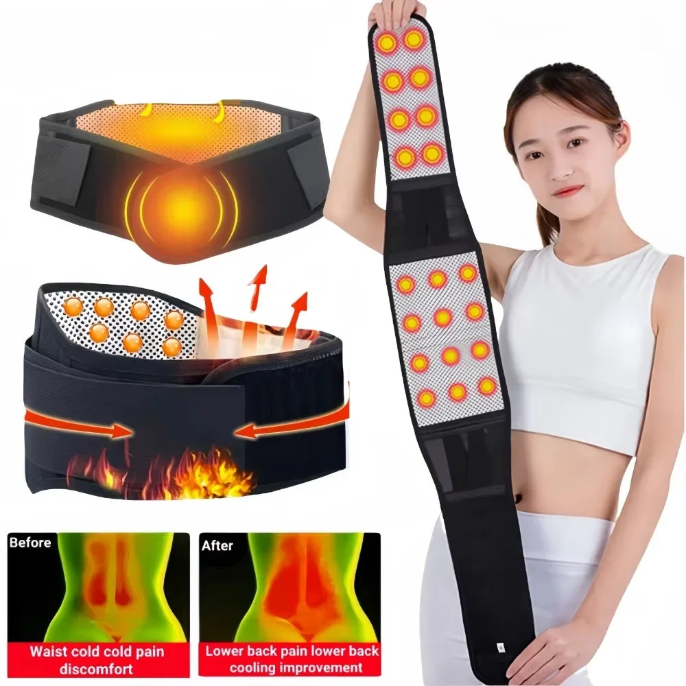 Adjustable Waist Tourmaline Self Heating Magnetic Therapy Back Waist Support 2026 Lumbar Brace Massage Band Health Care medical