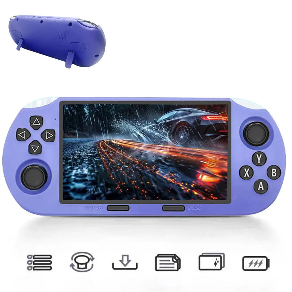 WUDS SF3000 Retro Handheld Game Controller With 64GB Bit High-Performance Processor, 4.5-Inch HD Screen,Long battery life