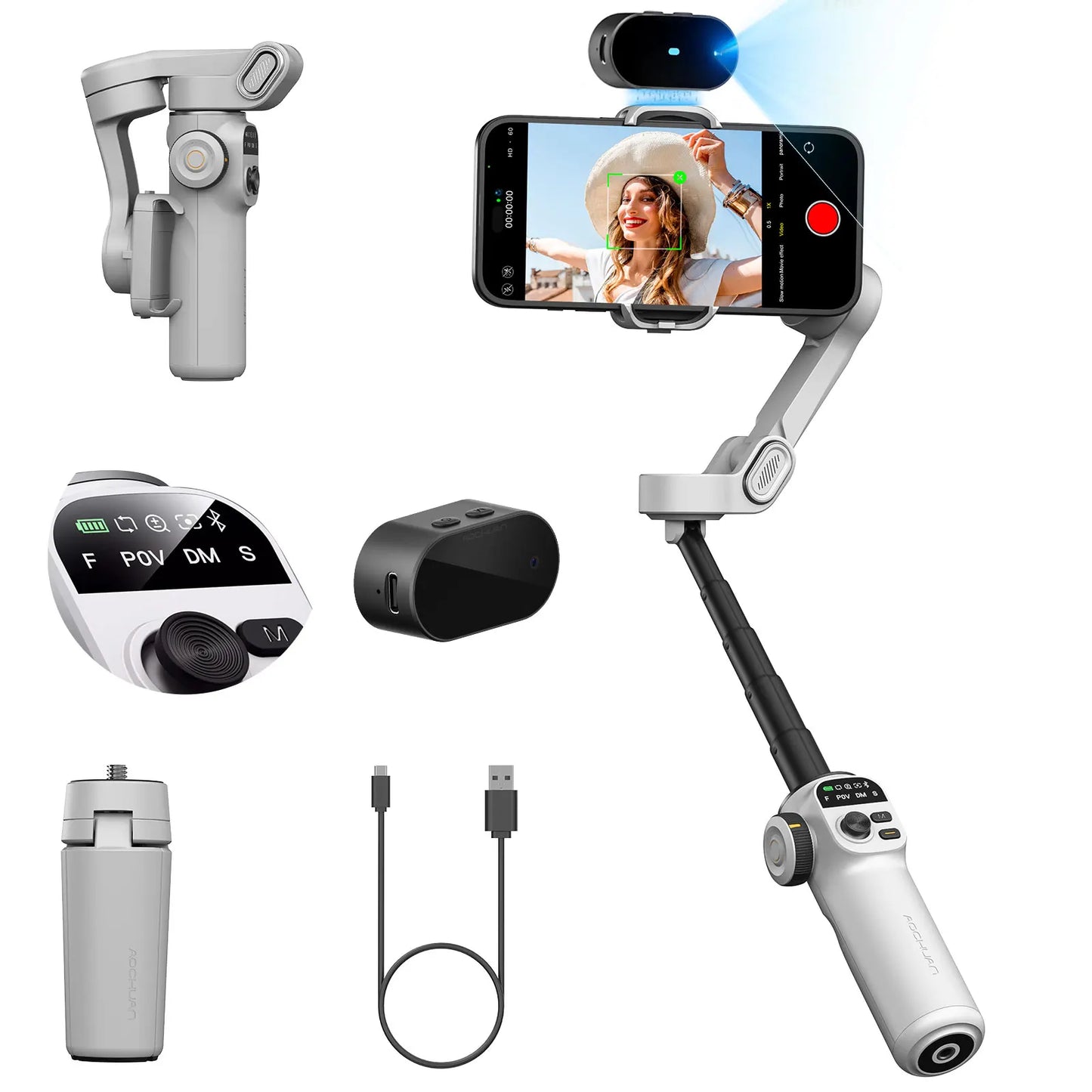 aoc AOCHUAN Smart X2 3 Axis Gimbal For iPhone Android