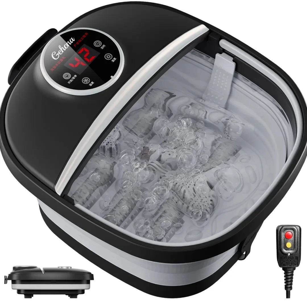 Smart Folding Foot Spa With Auto Heating And Deep Soaking