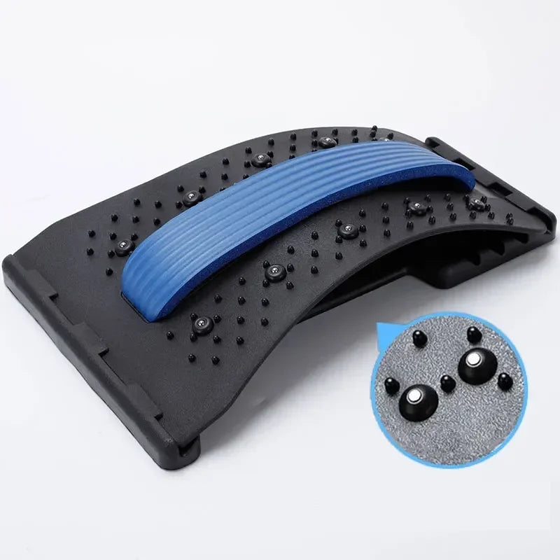 Back Stretcher Multi Level Adjustable Massager For Cervical And Lumbar