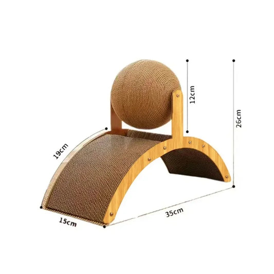 Rabbit Scratch Toy for Cats Kittens Indoor Playing Protect Furniture Natural Sisal Cat Scratcher Pet Training Accessory