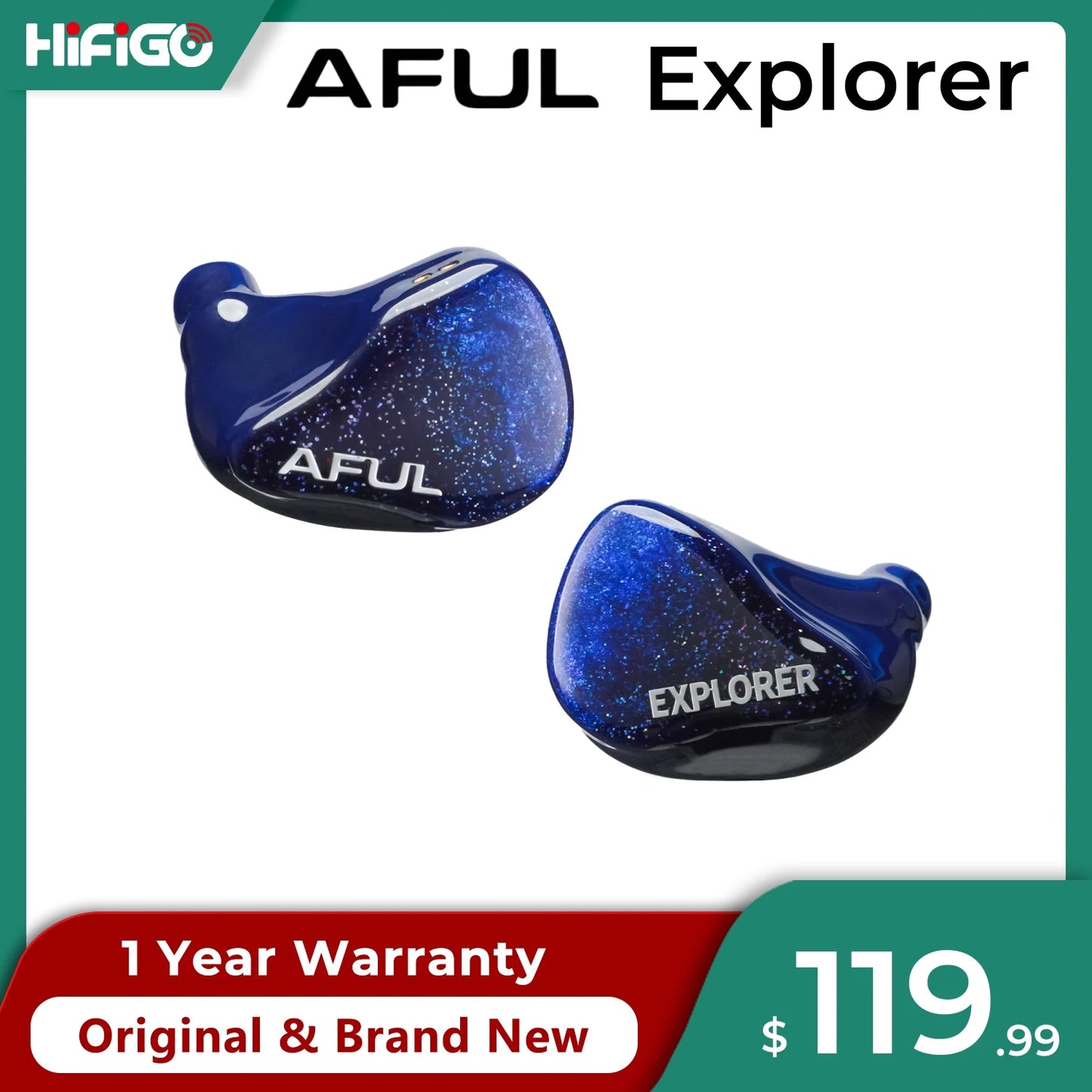 AFUL Explorer Wired Hybrid Earphones In Ear Monitors