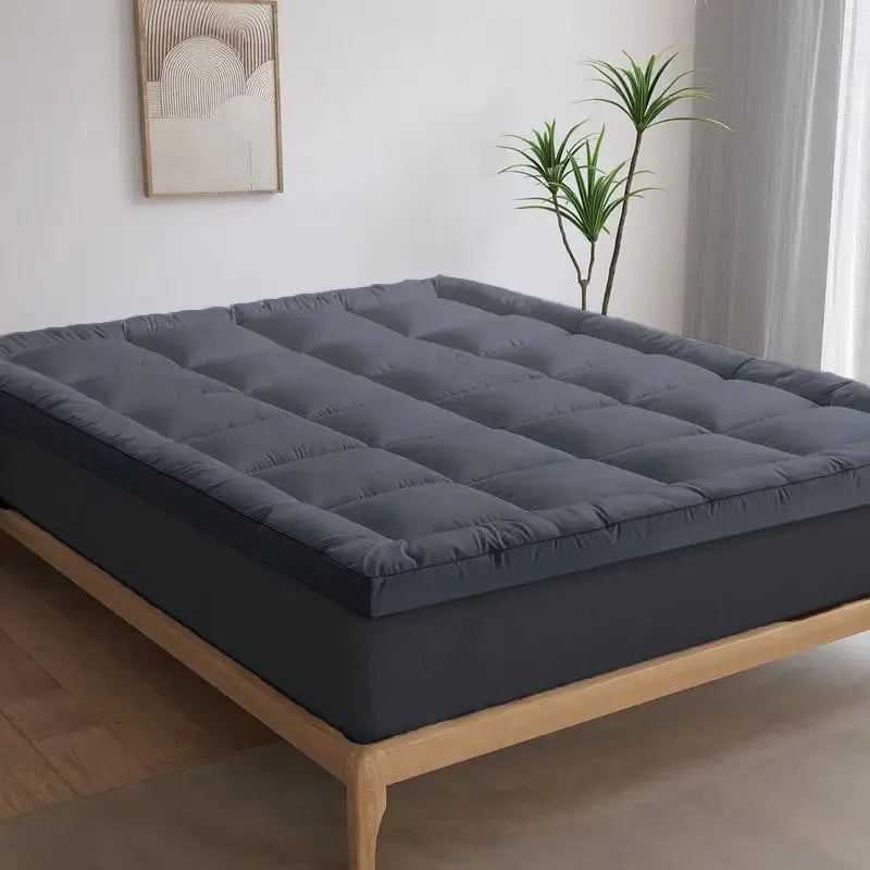 Mattress Topper Extra Thick Mattress Pad Cover for Back Pain, Cooling Mattress Protector, Overfilled Down Alternative Filling