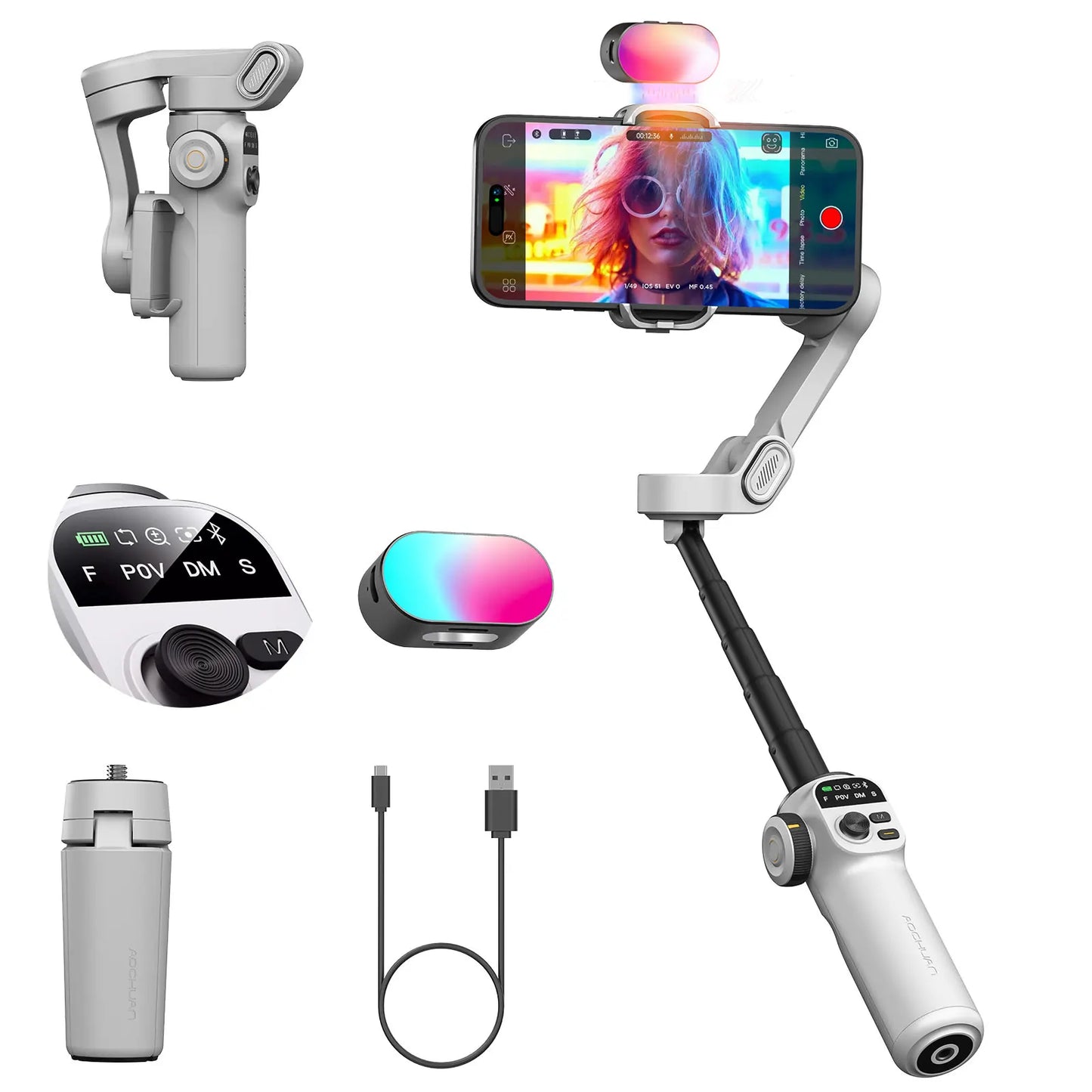 aoc AOCHUAN Smart X2 3 Axis Gimbal For iPhone Android
