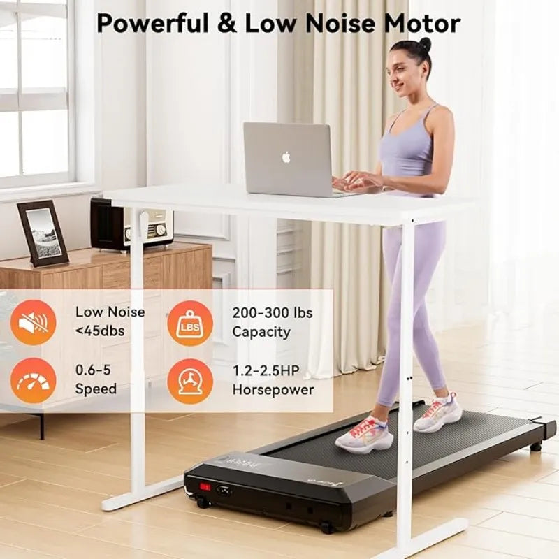 Superun 2 In 1 Home Office Walking Treadmill With App And Remote