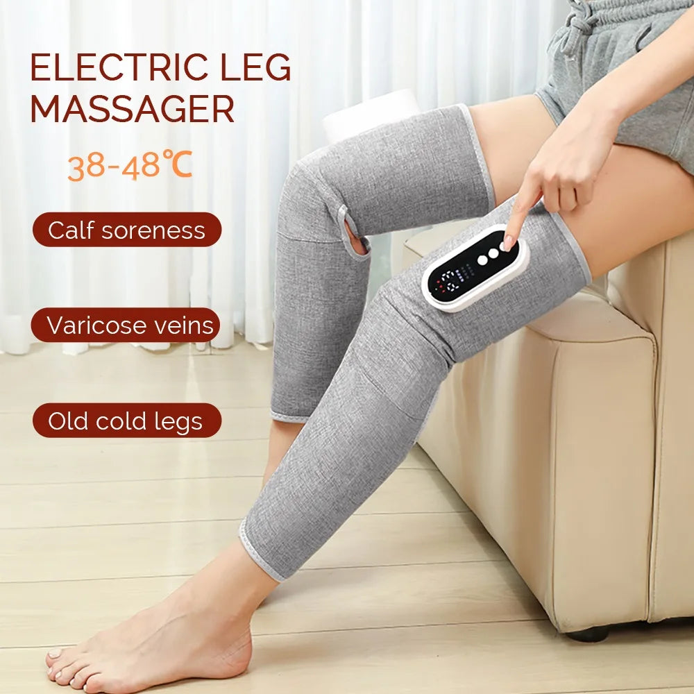 Foreverlily Leg Knee Massager 3 In 1 Vibration Air Pressure